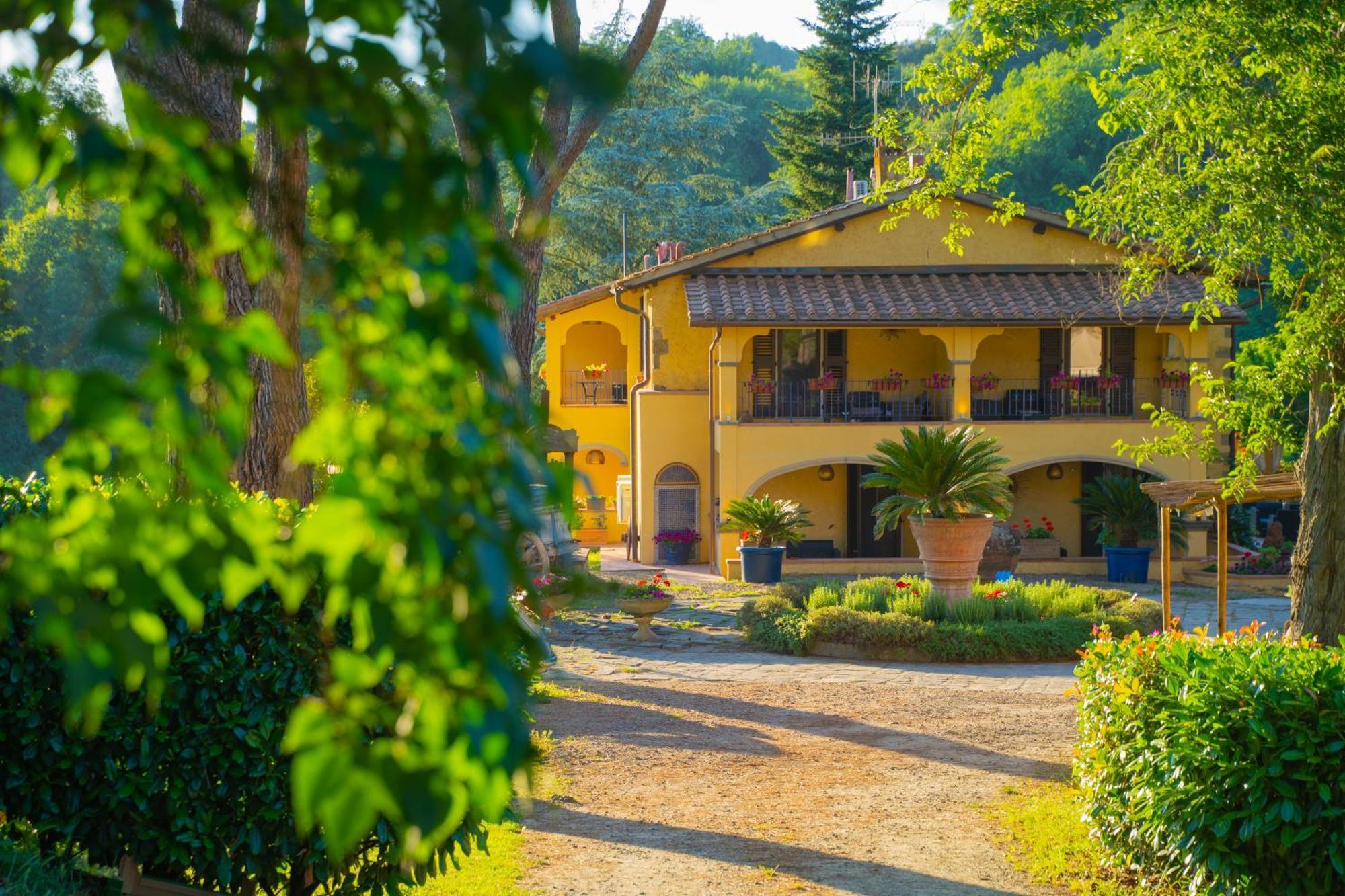 Villa Poggio Di Gaville Meleto Exteriör bild